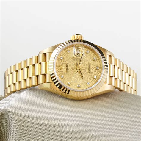 SIGNED ROLEX, OYSTER PERPETUAL, DATEJUST, LADY 